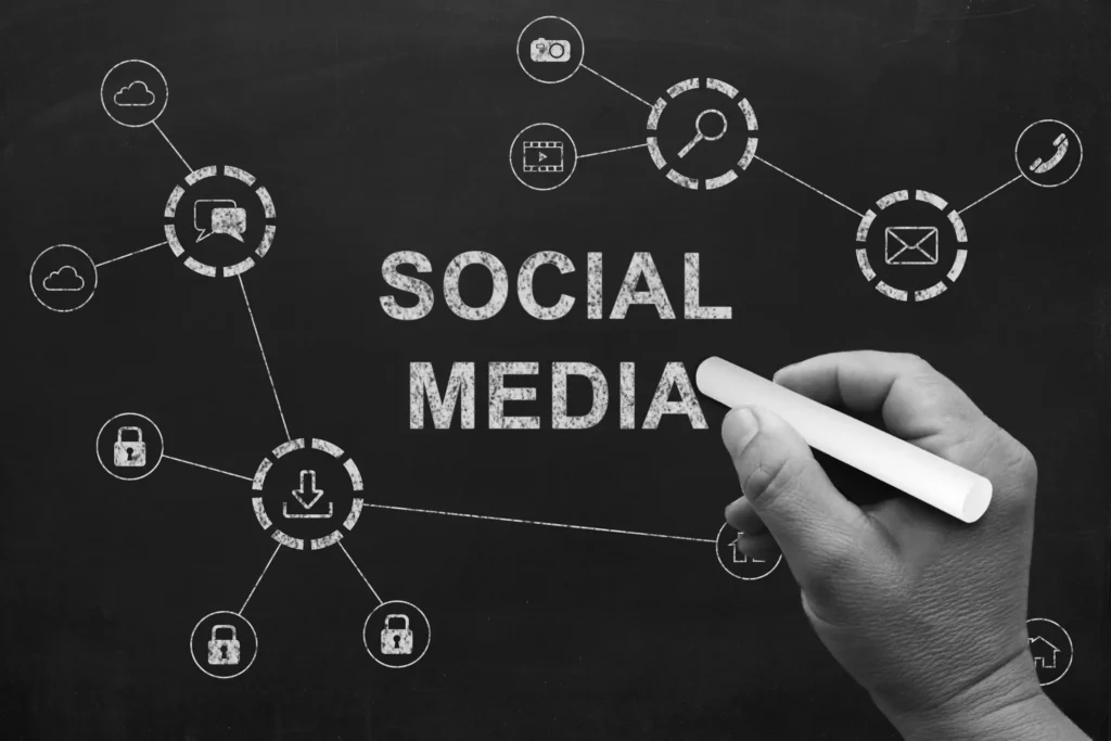 social media connection board