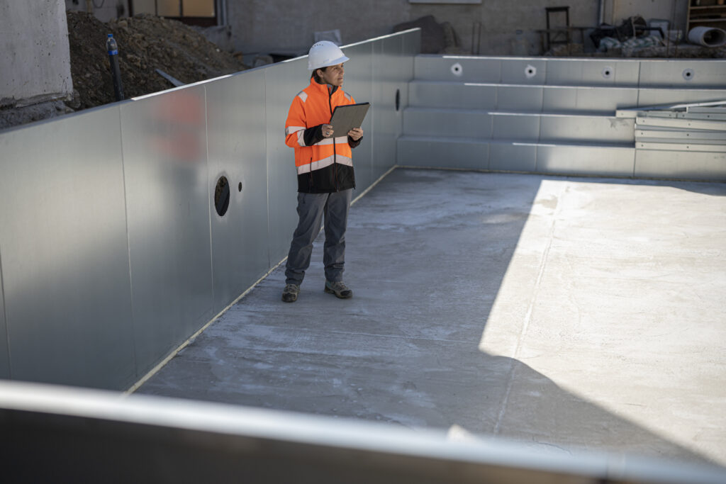 Jacksonville pool inspection on tablet