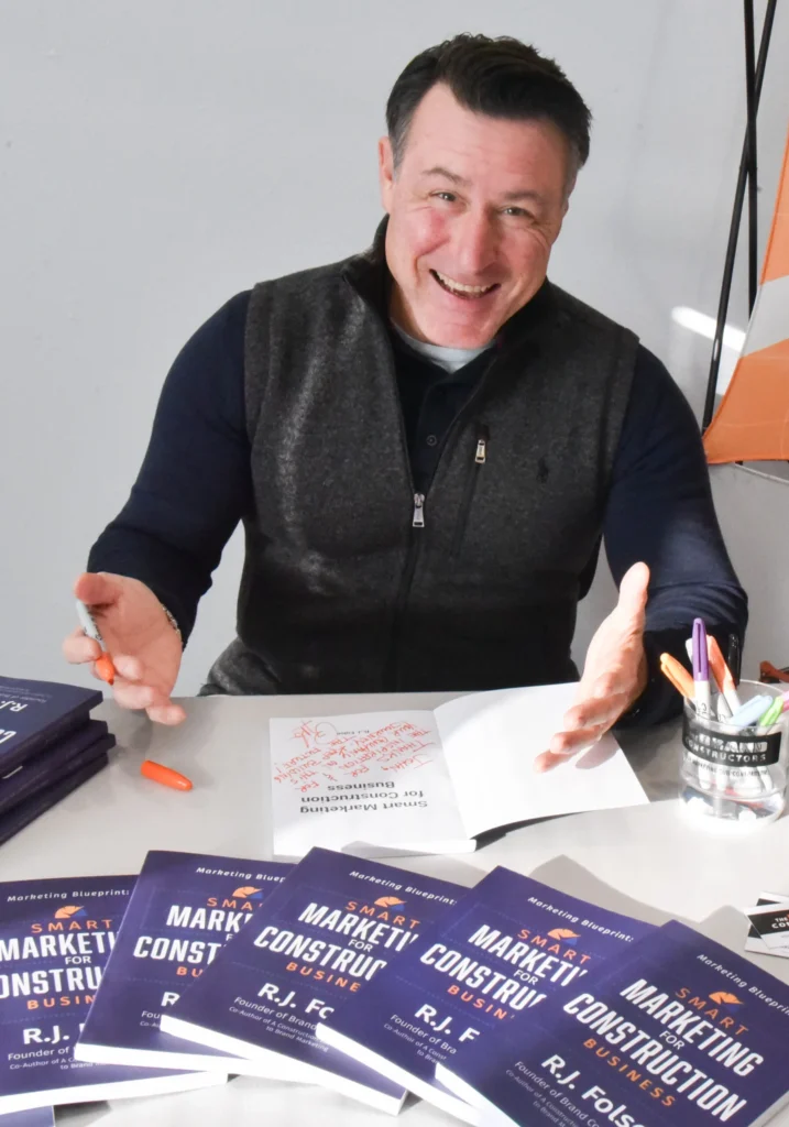 Rob signing the book