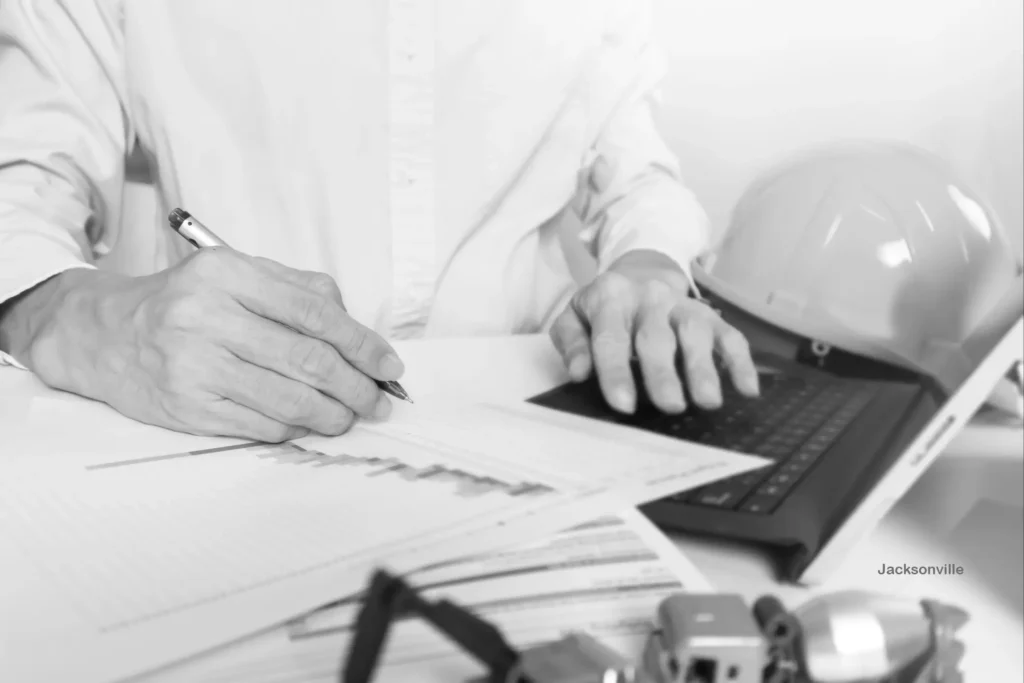 construction engineer tracks project report jacksonville
